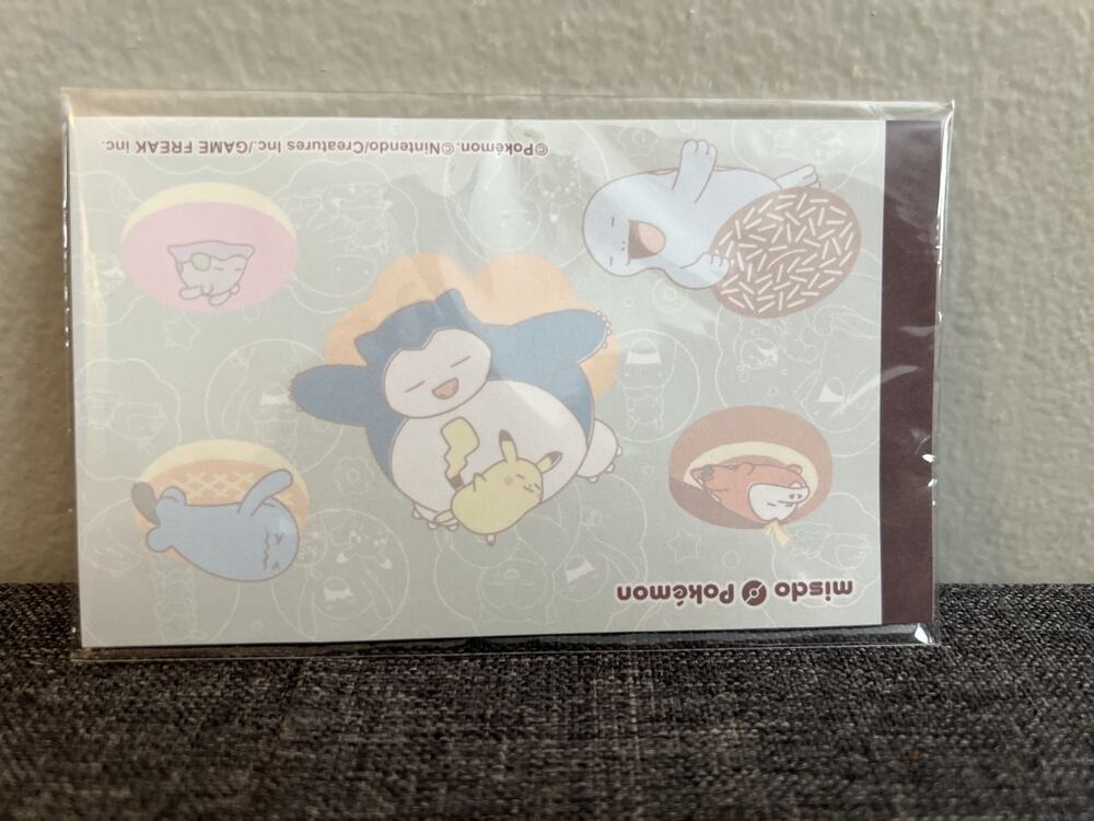Mister Donut Misudo X Pokemon Fukubukuro 2024 Memopad Notebook Brand New
